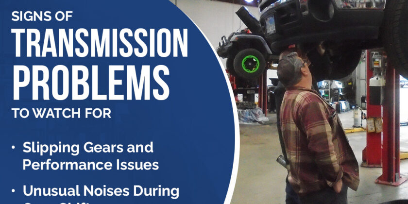 Common Signs of Transmission Problems: When to Seek Help From an Auto Repair Shop